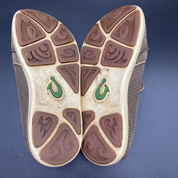 Olukai Nohea Mesh Slip On Tan Sneakers Men's Size 8.5 - Picture 9 of 10